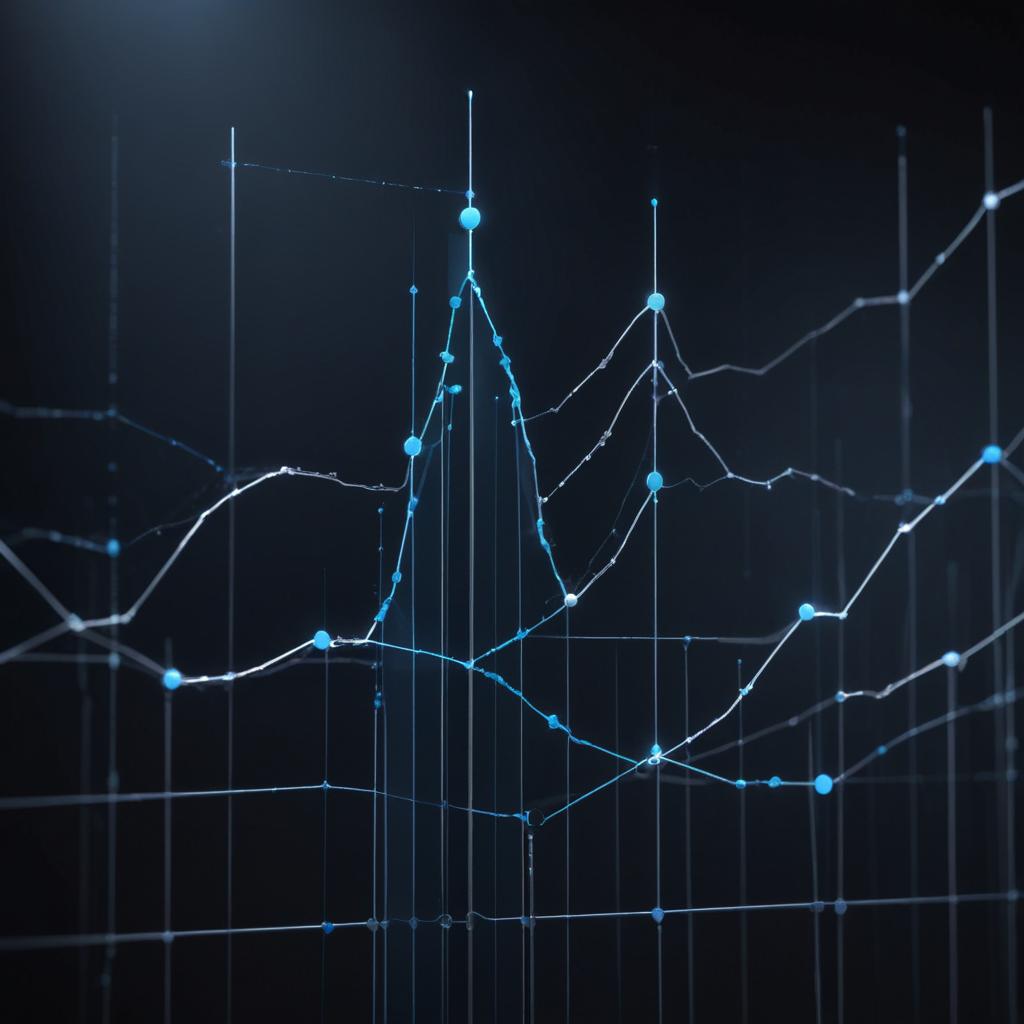 Compound growth chart showing neural network nodes building over time, representing consistent AI execution